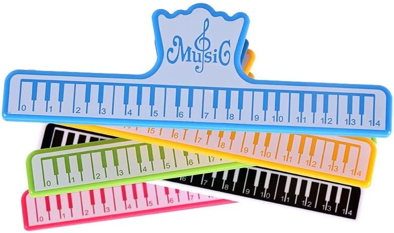 CCeCCe 5 Pack Music Book Clip to Hold Book Open Music Page Paper Sheet Note Holder Clips for Music Reading Stand Guitar Piano Violin Cello Flute Musical Instrument Player Musician - Image 2